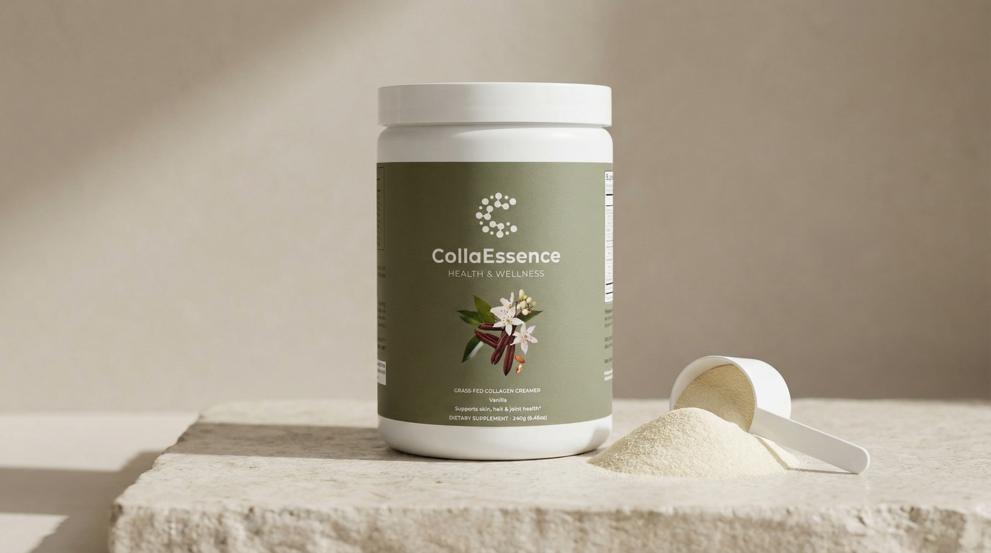 CollaEssence Vanilla Collagen Creamer – Grass-Fed Formula